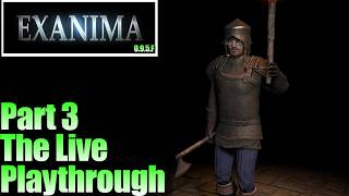 1st Floor Puzzle and 2nd Floor Start - Live Playthrough - Exanima 0.9.5f - Gameplay