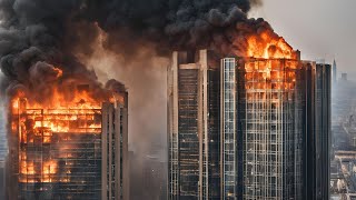 2분 전! 이스라엘에서 끔찍한 비극이 발생했습니다! 주거 지역이 불길에 휩싸였습니다.