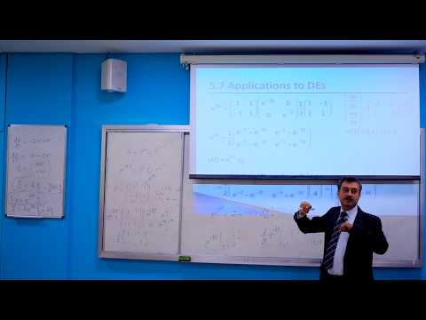 Linear System of Differential Equations: Linear Algebra #19 | ZC OCW