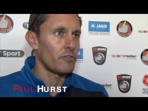Pre Eastleigh with Paul Hurst