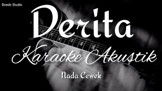 Download lagu Derita - Karaoke Akustik - Nada Cewek mp3