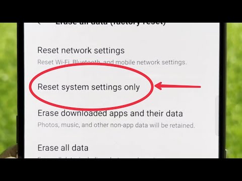 How To Reset system settings only in Realme || Oppo Phone