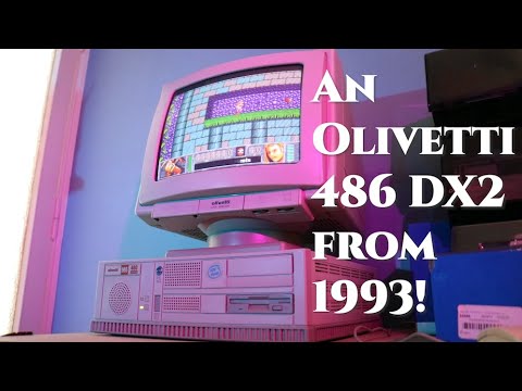 An Intel 486 DX2 One! Olivetti M6 460 Suprema