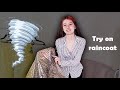 Can This Raincoat Handle A Tornado Try On Haul