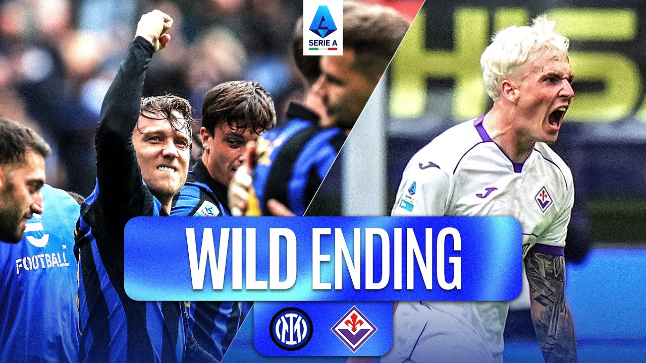 From 0-1 to 2-1 in STOPPAGE TIME 🤯 | Inter-Fiorentina | Serie A Enilive 2026/27