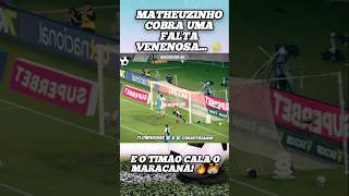 🚨 MATHEUZINHO DECIDE NA FALTA! TIMÃO CALA O MARACANÃ! ⚽🔥 | FLUMINENSE 0x1 CORINTHIANS #shorts