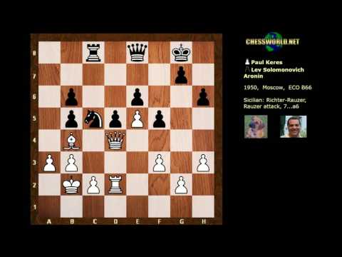Evolution of Chess Style #185: Keres vs Aronin : USSR Championship (1950): Sicilian Defence