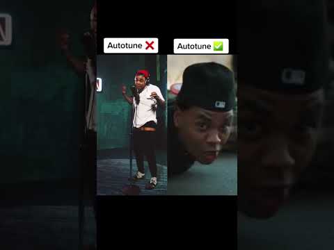 Auto tune vs No autotune big gangster /Kevin gates #shorts #noautotune