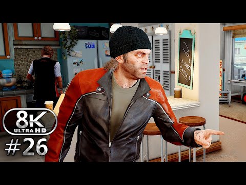 GTA V 8K Ultra Graphics Gameplay Walkthrough Part 26 - GTA V 8K 60FPS PC No Commentary