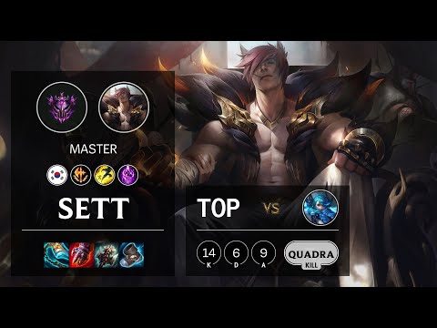 Sett Top vs Gwen - KR Master Patch 11.14
