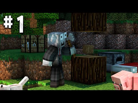 Minecraft Survival: Huikea aloitus! #1