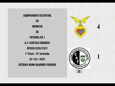 20170107 - 1ª Fase 11ª Jornada - GDV Sernache vs CAF B