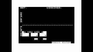 Blackjack for the ZX81