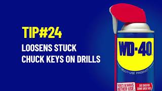 How To Loosen Stuck Chuck Keys On Drills Using WD-40 Multi-Use Product