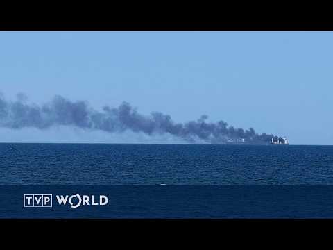 Russian drone attack sinks cargo ship off Romania, Zelenskyy ...