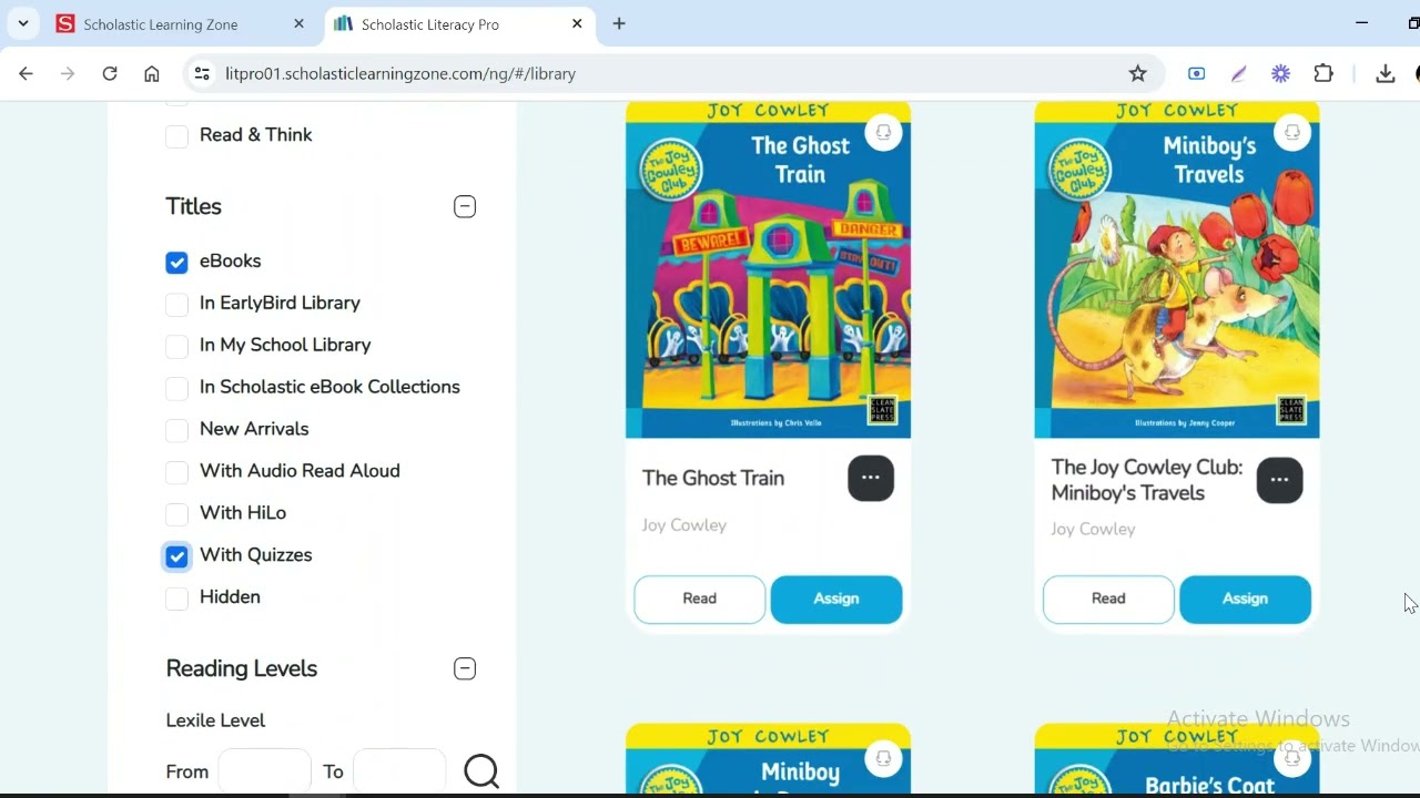 How to assign a quiz