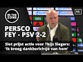 Arne Slot prijst actie voor Thijs Slegers: ‘Ik kreeg dankberichtje van hem’