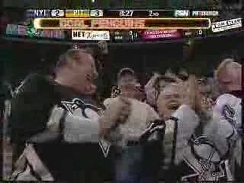 Pittsburgh Penguins vs. NY Islanders highlights [2-7-08]