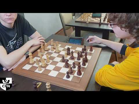 GM N. Afanasiev (2621) vs FM M. Pesotsky (2148). Chess Fight Night. CFN. Blitz