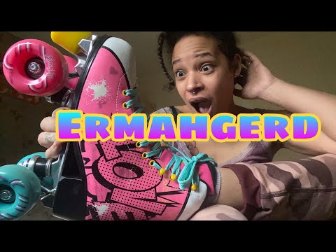 Playlife By Powerslide Pop Art Kiss Quad Skate’s Unboxing