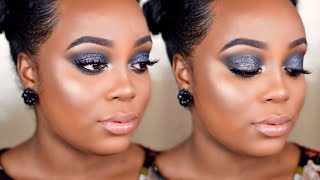 PROM MAKEUP TUTORIAL 2017| Galaxy Black Smokey Eye| AFFORDABLE PRODUCTS!