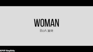 BoA 보아 'Woman'  [Han/Eng Lyrics]
