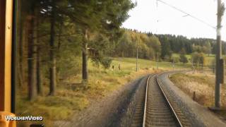 preview picture of video 'Oberweißbacher Bergbahn; Flachstrecke (Lichtenhain-Cursdorf)'