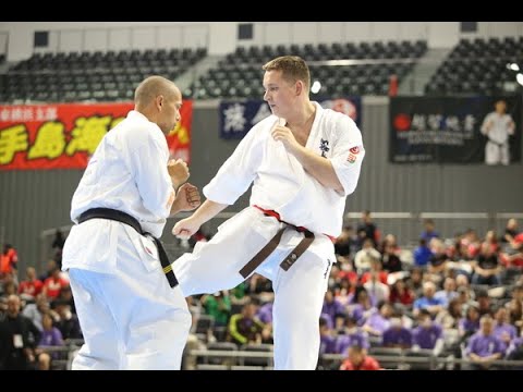 【新極真会】Court2 3rdRound10 man Andras David vs Sacha Decosterd The 12th World Karate Championship