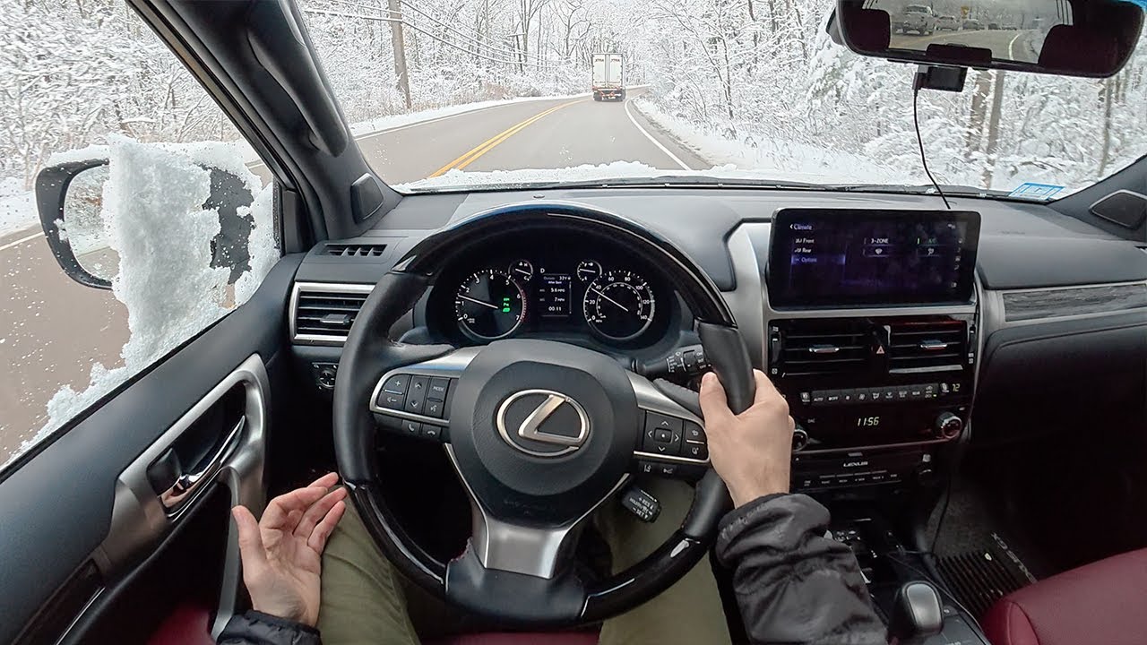 Lexus GX460 Snowy Morning Commute + Therapy Drive ...