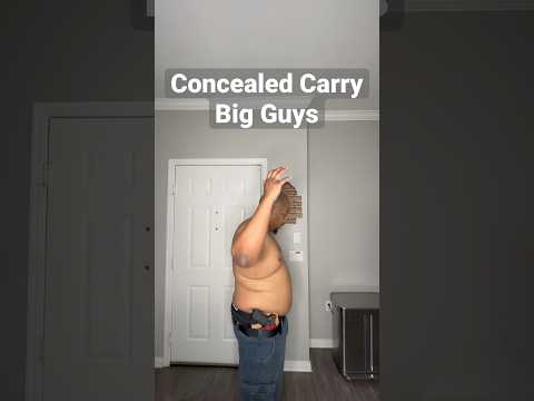 Best Way To CCW As A Big Guy #citizenedge #concealedcarry #ccw #bigguy #plussize #stayready #shorts