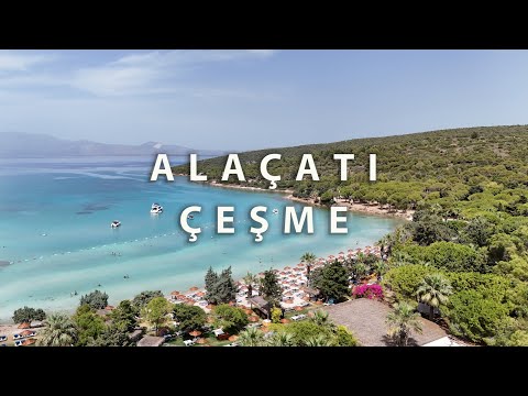Alaçatı ve Çeşme'nin Büyüleyici Manzaraları | 4K Drone Görüntüleri
