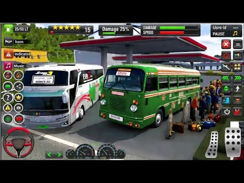 Uphill Offroad Bus Driving Simulator 3D - Coach Bus Tourist Driver 2026 - Android GamePlay #432 