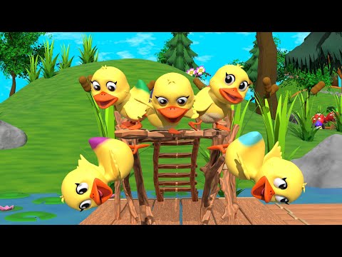 Lima Anak Bebek Kecil bermain - Lagu Anak Indonesia Balita