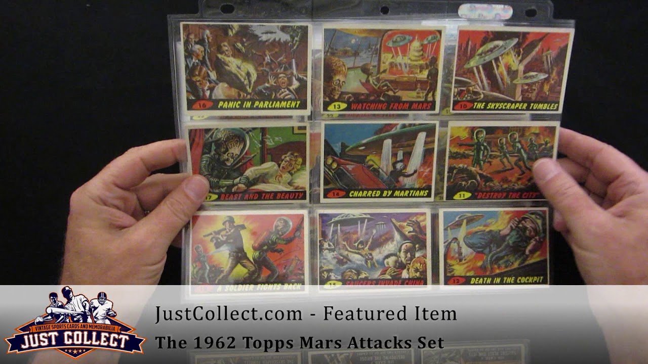 1962 Topps Mars Attack Set Collection