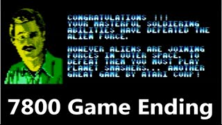 Alien Brigade Ending Atari 7800 - The No Swear Gamer