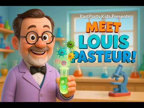 Meet Louis Pasteur! 🧪 | The Germ Genius Who Saved Lives! | PastPorts Kids Presents