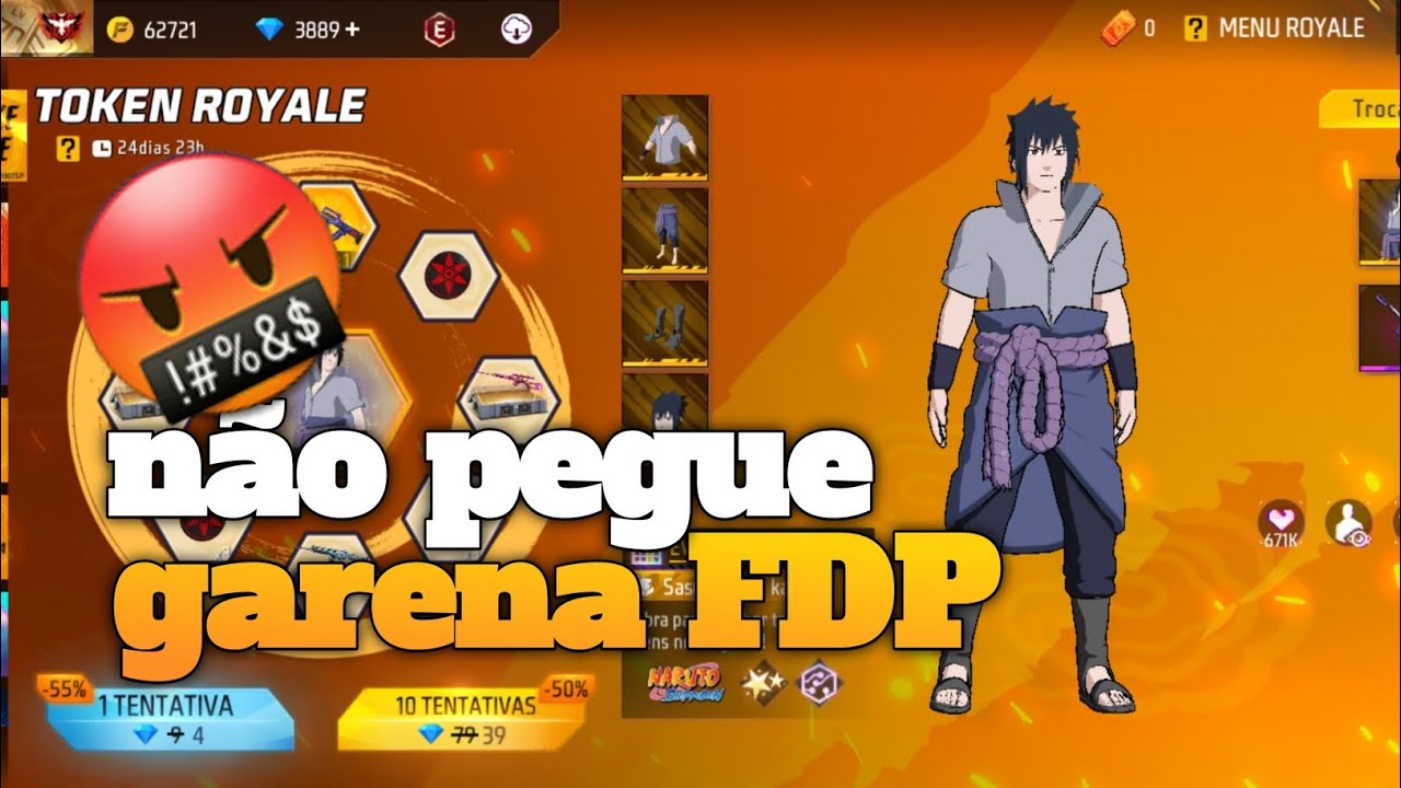 sasuke freefire não compensa