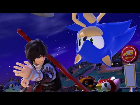 Super Smash Bros. Ultimate: Battle Arena: Carls493 (Shulk) Vs. UR2SLOW (Sonic) 7 Matches