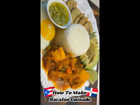 How To Make Bacalao Guisado/ Fast Version/ #shorts