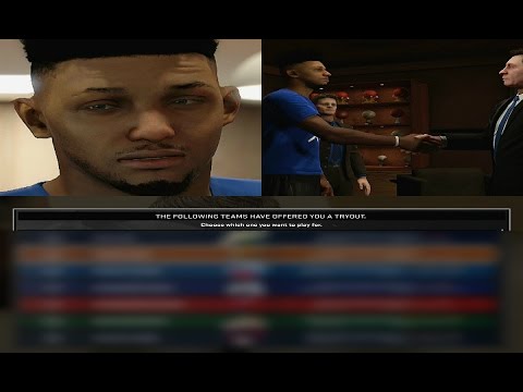 NBA 2K15 PS4 - MyCareer Player Creation and Team Tryout