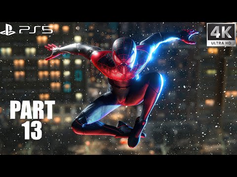 SPIDER-MAN MILES MORALES PS5 Walkthrough Gameplay Part 13 4K UHD
