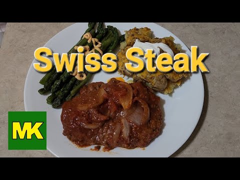 Swiss Steak and Smashed Potatoes