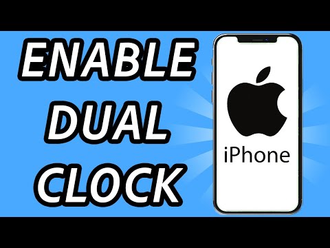 How to get dual clock on iPhone Lock Screen (FULL GUIDE)
