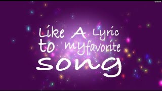 Favorite Song by TobyMac (ft. Jamie Grace)Lyrics