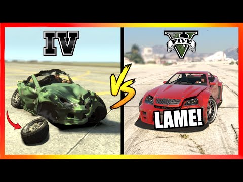 GTA 5 vs. GTA 4 | Ultimate CAR DAMAGE Comparison ????
