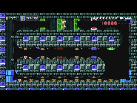 Simple Geometry 简单的几何学 by hurian - Super Mario Maker 2 - No Commentary 1bu