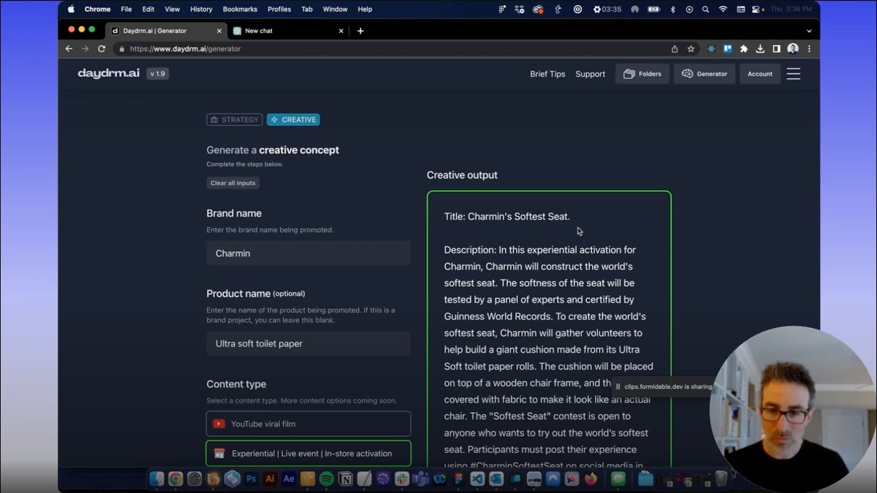 Daydrm AI vs ChatGPT for creative idea-generation