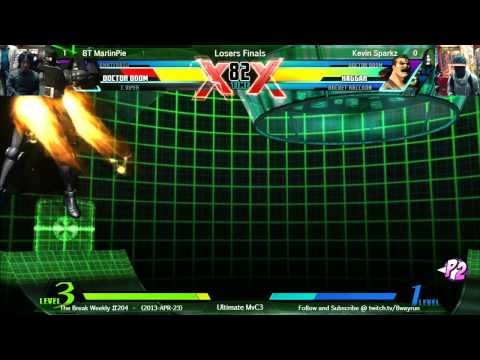 The Break #204 - UMvC3 LF - BT MarlinPie VS Kevin Sparkz