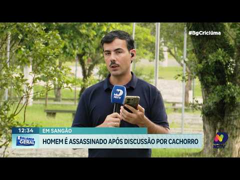 Sangão registra homicídio após desentendimento entre vizinhos