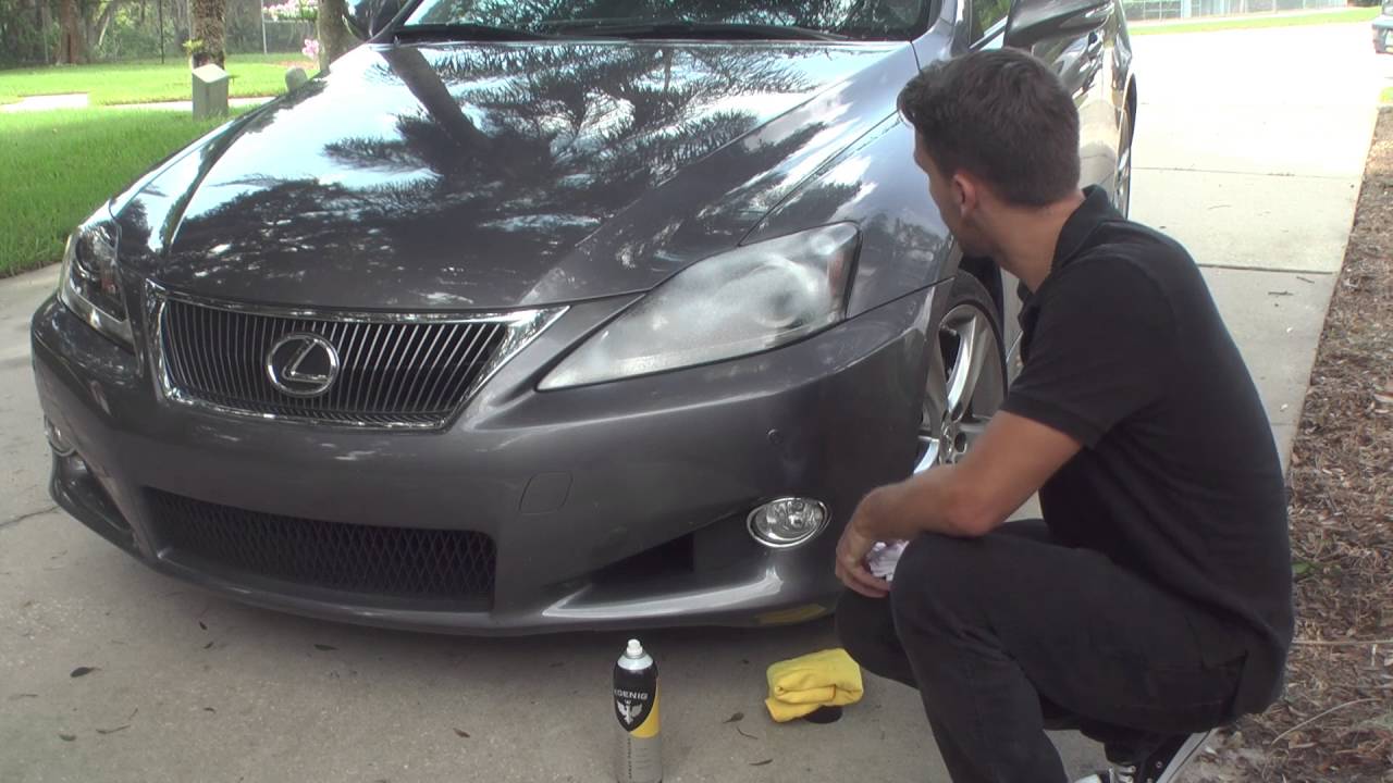 Spray Polish Before & After